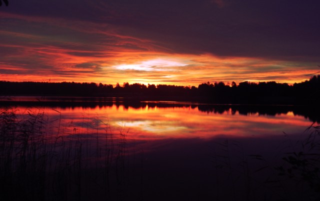 Sunrise in Kimito Finland